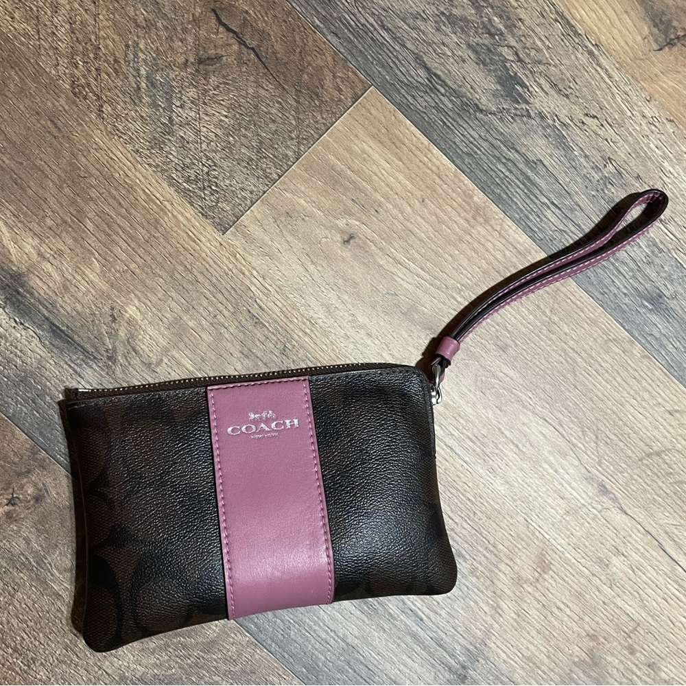 Coach Zip Wristlet